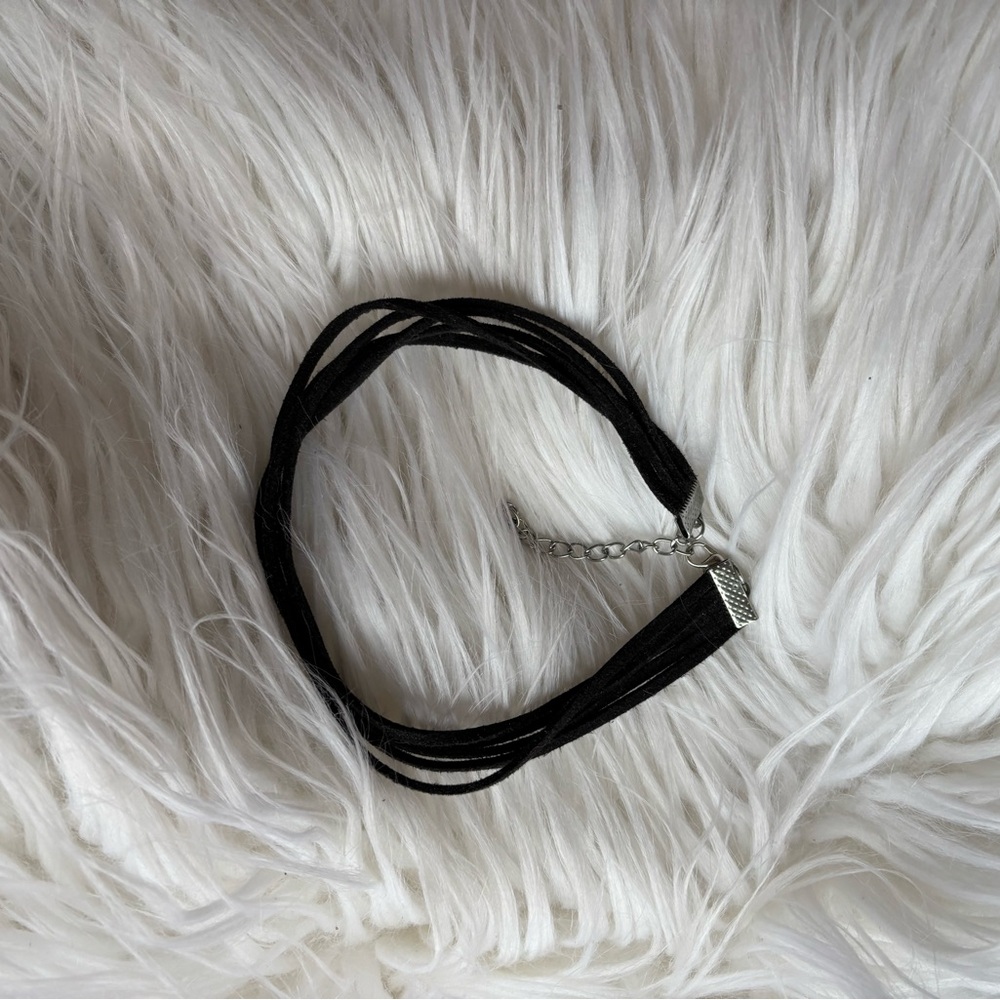 Layered Black Choker Necklace